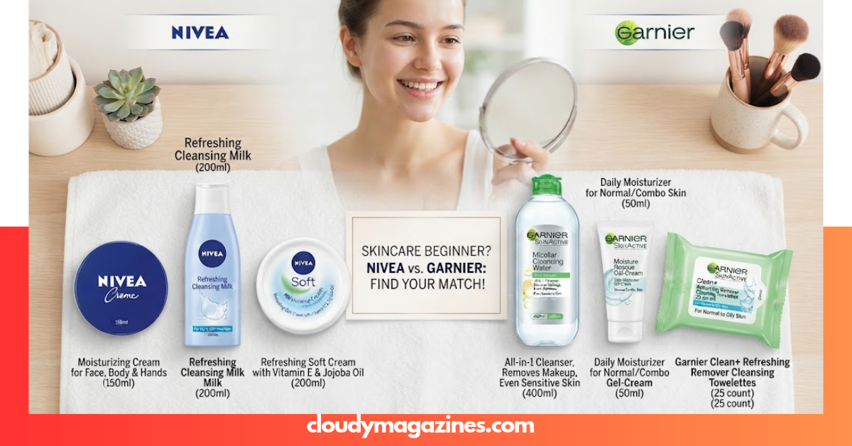I’m a Skincare Beginner. Is NIVEA a Good Starting Brand Compared to Garnier?